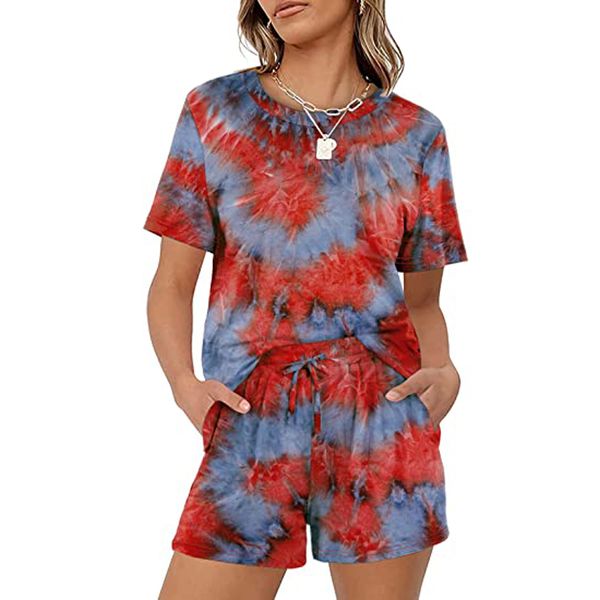 summer women two piece pants outfits print short sleeve t shirts loose shorts set fashion sports suits, White
summer women two piece pants outfits print short sleeve t shirts loose shorts set fashion sports suits, White