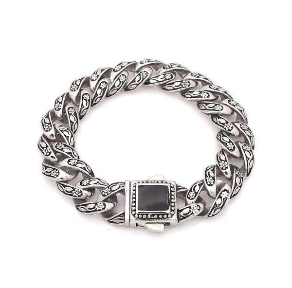 charm bracelets jsbao 316l stainless steel womens biker link chain rose flower bracelet bangle mens jewelry, Golden;silver
charm bracelets jsbao 316l stainless steel womens biker link chain rose flower bracelet bangle mens jewelry, Golden;silver