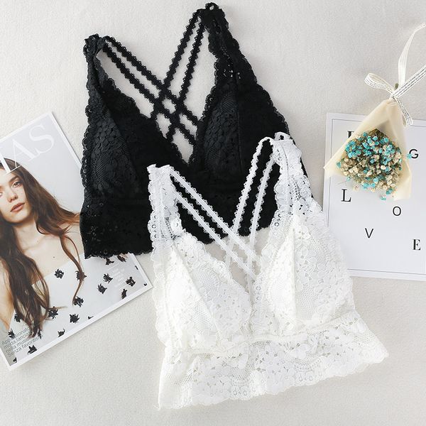 3pieces/lot bralette lace women tube underwear deep v lingerie beauty back female crop padded bra top, Red;black
3pieces/lot bralette lace women tube underwear deep v lingerie beauty back female crop padded bra top, Red;black
