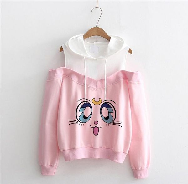 new sailor moon hoodie kawaii clothes women hoodie harajuku sailor moon cat shirt off shoulder sweatshirt femme girls woman, Black
new sailor moon hoodie kawaii clothes women hoodie harajuku sailor moon cat shirt off shoulder sweatshirt femme girls woman, Black