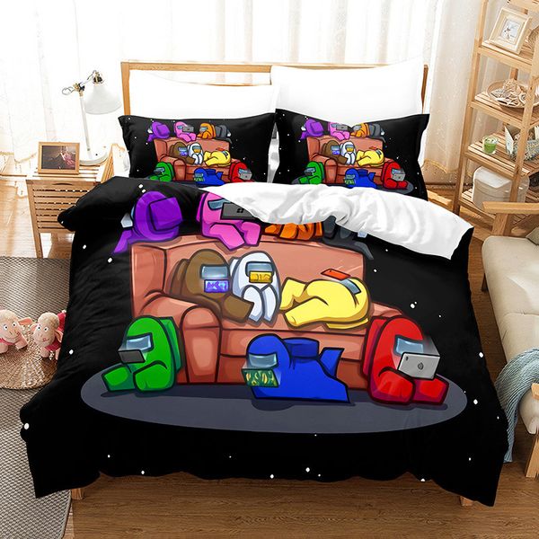 3d among us bedding sets cartoon digital printing three quilt cover pillowcase bedsheet cover suit duvet cover bedding sets 10styles e121005
3d among us bedding sets cartoon digital printing three quilt cover pillowcase bedsheet cover suit duvet cover bedding sets 10styles e121005