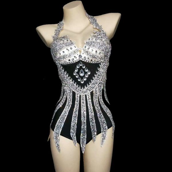 sparkly silver crystals bodysuit skinny leotard tassel gloves female bar dance stage party dance costume celebrate dress, Black;red
sparkly silver crystals bodysuit skinny leotard tassel gloves female bar dance stage party dance costume celebrate dress, Black;red