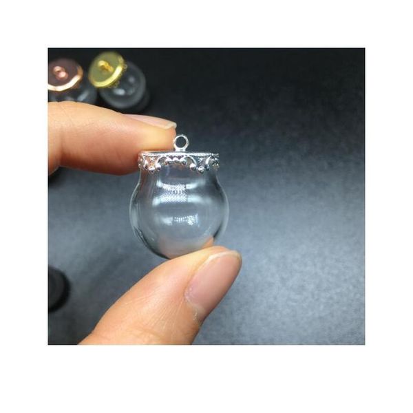 300sets 20mm miniature terrarium glass bubble metal crown base tray jewelry necklace vial pendant diy wishing glass bbyxsu, Black
300sets 20mm miniature terrarium glass bubble metal crown base tray jewelry necklace vial pendant diy wishing glass bbyxsu, Black