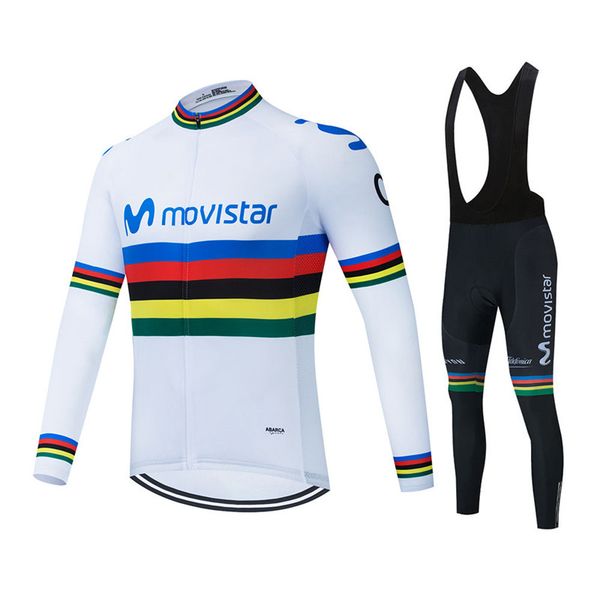 world champion movistar team cycling jersey spring/autumn cycling clothing ropa ciclismo men breathable jersey maillot ciclismo c0125, Gray
world champion movistar team cycling jersey spring/autumn cycling clothing ropa ciclismo men breathable jersey maillot ciclismo c0125, Gray