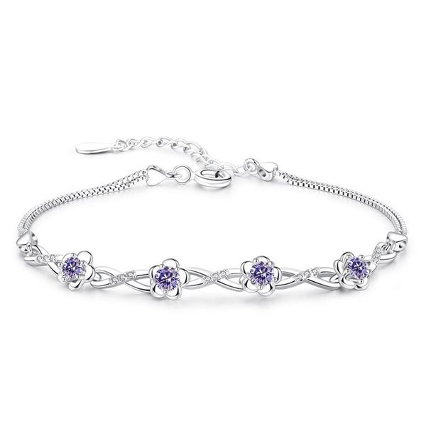 charm bracelets flower plum zircon charms bracelet silver plated color for women & bangles femme bileklik pulseira feminina, Golden;silver
charm bracelets flower plum zircon charms bracelet silver plated color for women & bangles femme bileklik pulseira feminina, Golden;silver