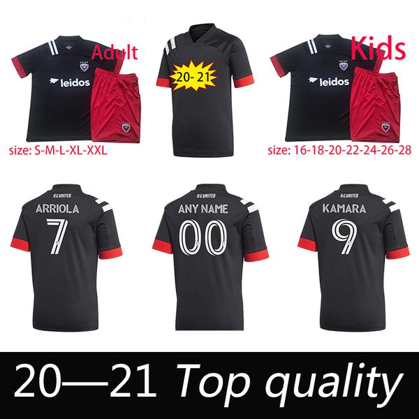 20-21 dc united home soccer jersey mls adult+kids kit 2020 2021 mens #9 kamara gressel uniform washington #10 flores arriola football shirts, Black;yellow
20-21 dc united home soccer jersey mls adult+kids kit 2020 2021 mens #9 kamara gressel uniform washington #10 flores arriola football shirts, Black;yellow