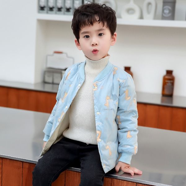 new baby children's foreign liner wear 2020 style new light down jacket for boys and girls 2021, Blue;gray 
new baby children's foreign liner wear 2020 style new light down jacket for boys and girls 2021, Blue;gray