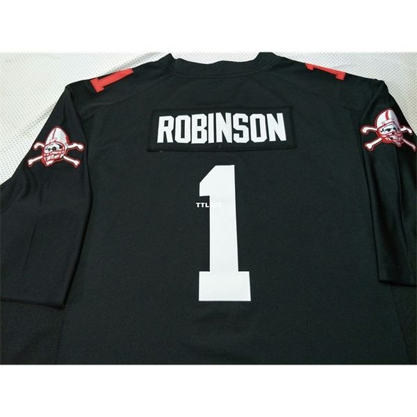 new nebraska cornhuskers #1 black wandale robinson real embroidery college football jersey size s-4xl or custom any name or number jersey
new nebraska cornhuskers #1 black wandale robinson real embroidery college football jersey size s-4xl or custom any name or number jersey