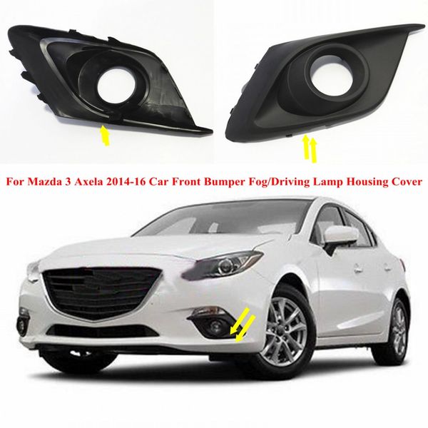 2pcs kit car new black front left + right bumper fog light lamp cover grille fit for mazda 3 axela 2014-2016
2pcs kit car new black front left + right bumper fog light lamp cover grille fit for mazda 3 axela 2014-2016