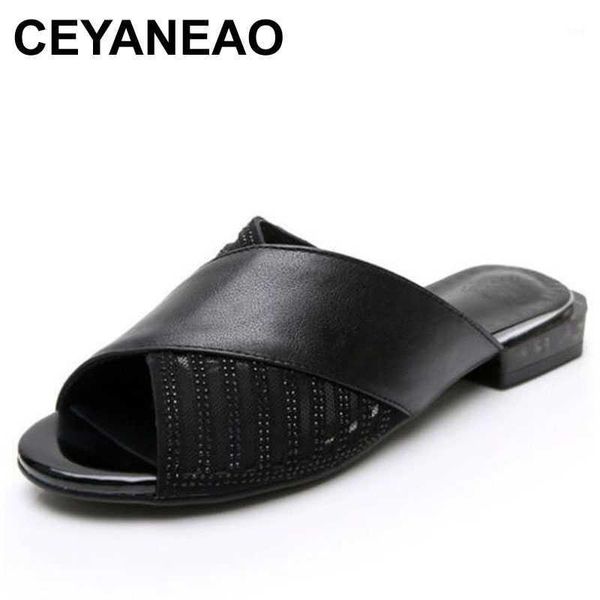 ceyaneao 2020 slippers for women mesh leather without lace peep toe crystal flat heel white black shoes mujer zapatos size 35-431
ceyaneao 2020 slippers for women mesh leather without lace peep toe crystal flat heel white black shoes mujer zapatos size 35-431