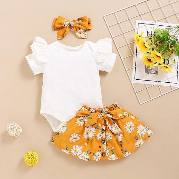 clothing sets infant baby girl solid romper bodysuit+sunflower print skirts+headbands outfits1, White
clothing sets infant baby girl solid romper bodysuit+sunflower print skirts+headbands outfits1, White