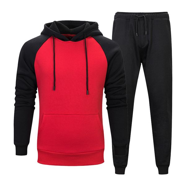 youth campus color contrast sweater two-piece fashion trend hooded sweater solid color waist trousers men, Gray
youth campus color contrast sweater two-piece fashion trend hooded sweater solid color waist trousers men, Gray