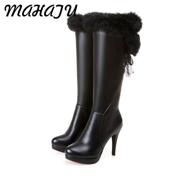 boots mode knie hoge laarzen vrouwen winter dikke hak lange ronde slip op lente herfst schoenen vrouw zwart wit, Black
boots mode knie hoge laarzen vrouwen winter dikke hak lange ronde slip op lente herfst schoenen vrouw zwart wit, Black
