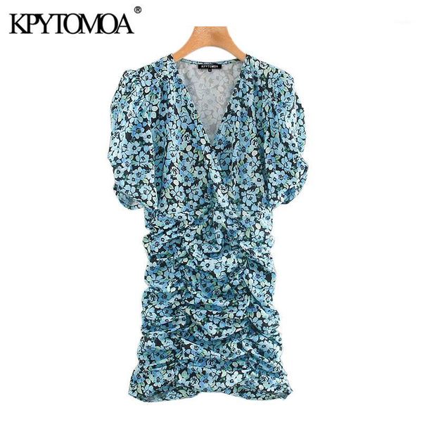 kpytomoa women 2020 fashion floral print draped mini dress vintage v neck short sleeve female dresses vestidos mujer1, Black;gray
kpytomoa women 2020 fashion floral print draped mini dress vintage v neck short sleeve female dresses vestidos mujer1, Black;gray