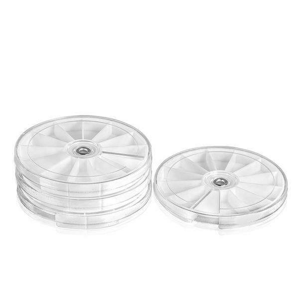 1pcs 8mm plastic 12 grids rotatable round diy jewelry making accessories supplies beads needles storage boxes display containers h sqcogf, Silver
1pcs 8mm plastic 12 grids rotatable round diy jewelry making accessories supplies beads needles storage boxes display containers h sqcogf, Silver