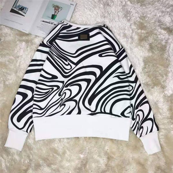 women hoodie striped style high quantity terry hoodie letters printed sequins budge back shirts classicl s, Black
women hoodie striped style high quantity terry hoodie letters printed sequins budge back shirts classicl s, Black