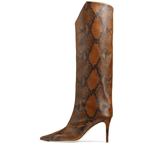 boots fashion women big size pointed toe snake pattern high heeled mid tube long boot genuine leather thin heels shoes bota1, Black
boots fashion women big size pointed toe snake pattern high heeled mid tube long boot genuine leather thin heels shoes bota1, Black