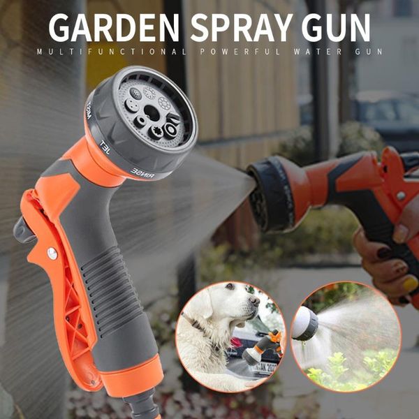 garden hoses 8 pattern watering gun nozzle hose adjustable water lawn high pressure sprayer
garden hoses 8 pattern watering gun nozzle hose adjustable water lawn high pressure sprayer