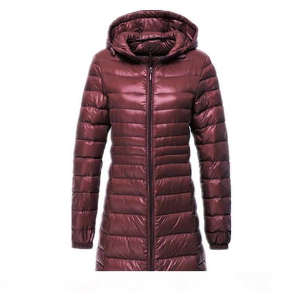 new ladies long winter warm coat women ultra light 90% white duck down jacket women's hooded parka female jackets 6xl, Black
new ladies long winter warm coat women ultra light 90% white duck down jacket women's hooded parka female jackets 6xl, Black