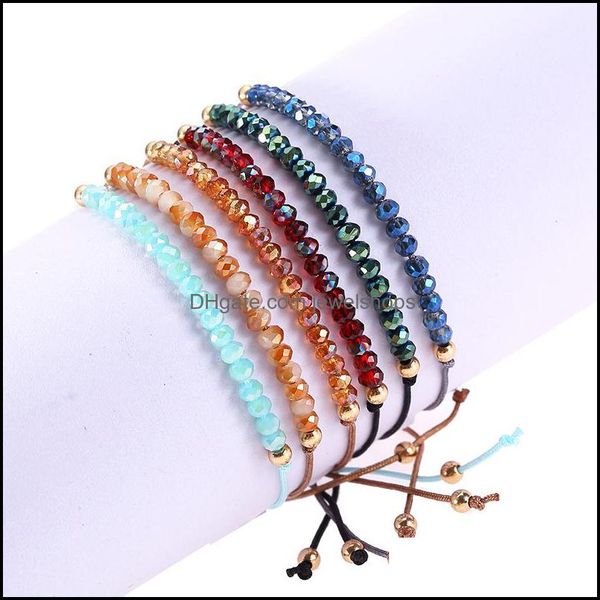 link chain bracelets jewelry simple handmade colorf crystal beads link bracelet lucky rope friendship drop delivery 2021 l8t5p, Black
link chain bracelets jewelry simple handmade colorf crystal beads link bracelet lucky rope friendship drop delivery 2021 l8t5p, Black