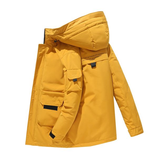 men's jacket short winter senior korean student white duck down with hoodie casual coat outerwear clothes kokv, Black
men's jacket short winter senior korean student white duck down with hoodie casual coat outerwear clothes kokv, Black