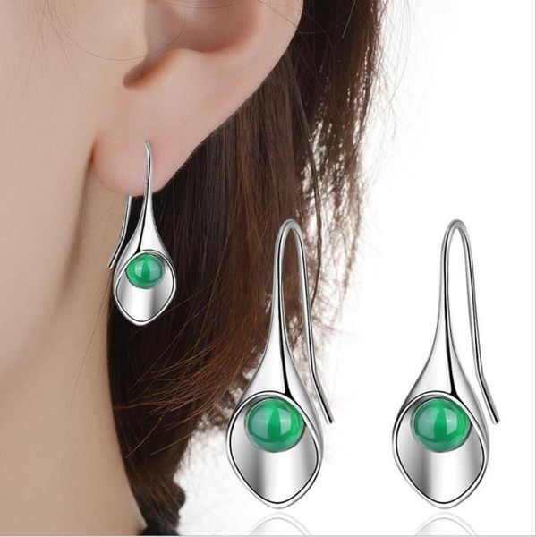 charm pearl green female stud earrings jewelry trendy 925 sterling silver earrings for women party accessories lady gift, Golden;silver
charm pearl green female stud earrings jewelry trendy 925 sterling silver earrings for women party accessories lady gift, Golden;silver