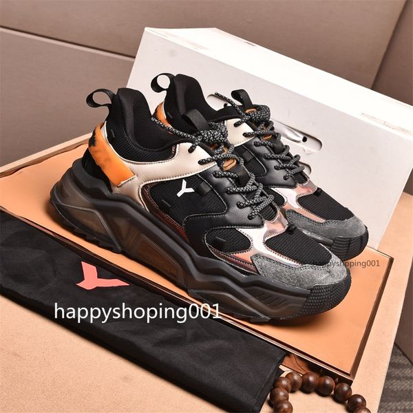 the brand men's shoes men casual shoes new leather stitching net surface shoes black white platform sneaker size 38-44
the brand men's shoes men casual shoes new leather stitching net surface shoes black white platform sneaker size 38-44