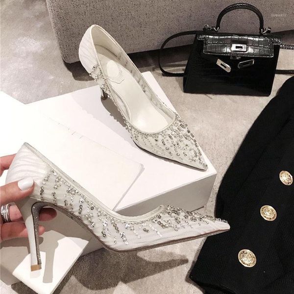 dress shoes white sequined wedding high heels elegant pointed toe princess evening party bridal mesh pumps1, Black
dress shoes white sequined wedding high heels elegant pointed toe princess evening party bridal mesh pumps1, Black