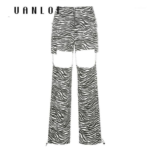 uanloezebra pattern detachable trousers women fashion hollow out pockets patchwork cargo pants streetwear high waist zip pants1, Black;white
uanloezebra pattern detachable trousers women fashion hollow out pockets patchwork cargo pants streetwear high waist zip pants1, Black;white