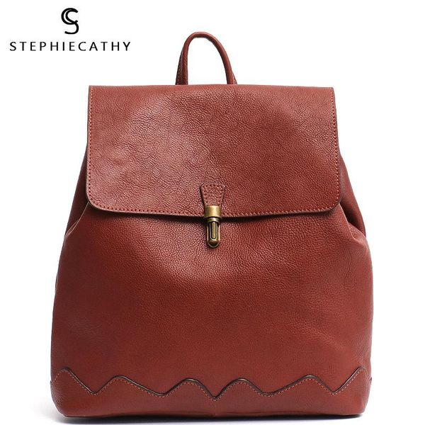 sc italian cow leather backpack for women fashion girls school bags leather flap metal lock large shoulder knapsack
sc italian cow leather backpack for women fashion girls school bags leather flap metal lock large shoulder knapsack