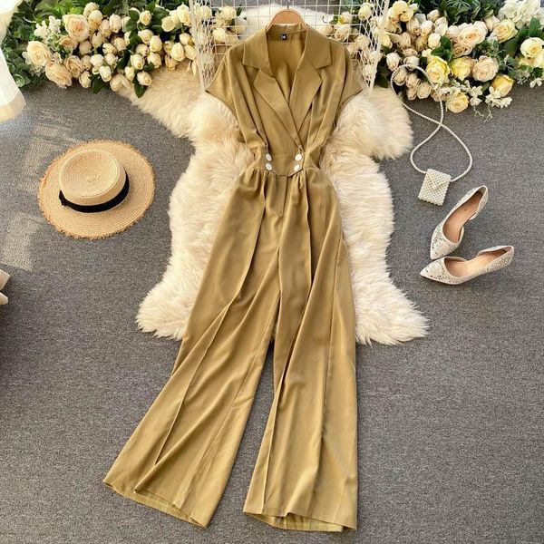 women's jumpsuits & rompers fashion notched feminist wide legs overalls lady short sleeve solid color elegant q605, Black;white
women's jumpsuits & rompers fashion notched feminist wide legs overalls lady short sleeve solid color elegant q605, Black;white