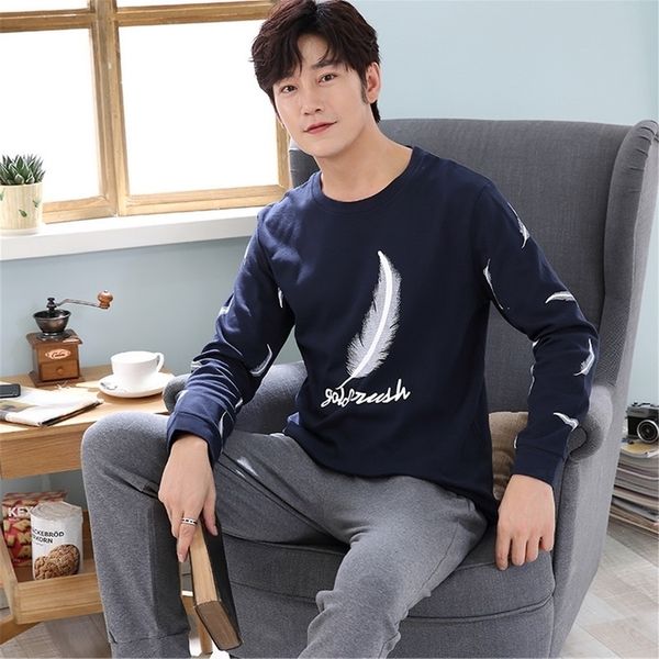 new spring men pajamas set warm cotton soft male casual pyjamas suit nightwear mens long sleeve sleepwear +pants nightie 201109, Black;brown
new spring men pajamas set warm cotton soft male casual pyjamas suit nightwear mens long sleeve sleepwear +pants nightie 201109, Black;brown