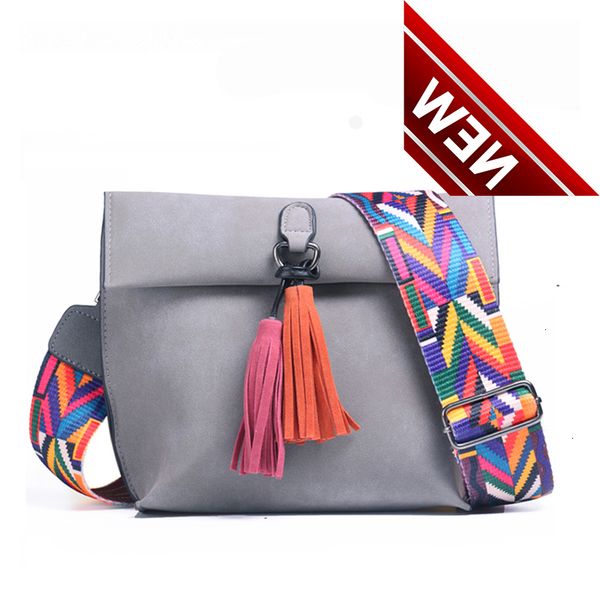 messenger crossbody tassel shoulder bags female designer handbags women with colorful strap
messenger crossbody tassel shoulder bags female designer handbags women with colorful strap