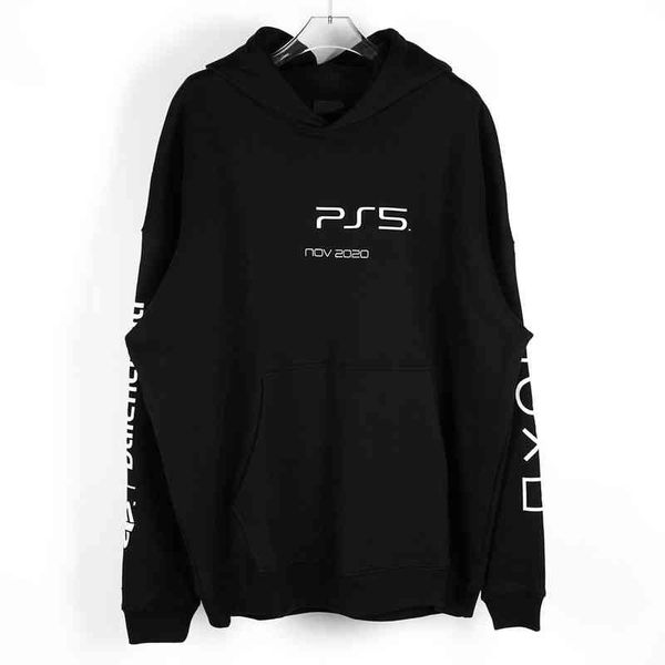 2022 new paris b family pullover hoodie ps5 host co branded fashion brand sweater plush fleece, Black
2022 new paris b family pullover hoodie ps5 host co branded fashion brand sweater plush fleece, Black