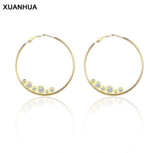 xuanhua big hoop earrings stainless steel accessories women fashion jewelry fashion earrings gifts for women earrings2021, Golden;silver
xuanhua big hoop earrings stainless steel accessories women fashion jewelry fashion earrings gifts for women earrings2021, Golden;silver