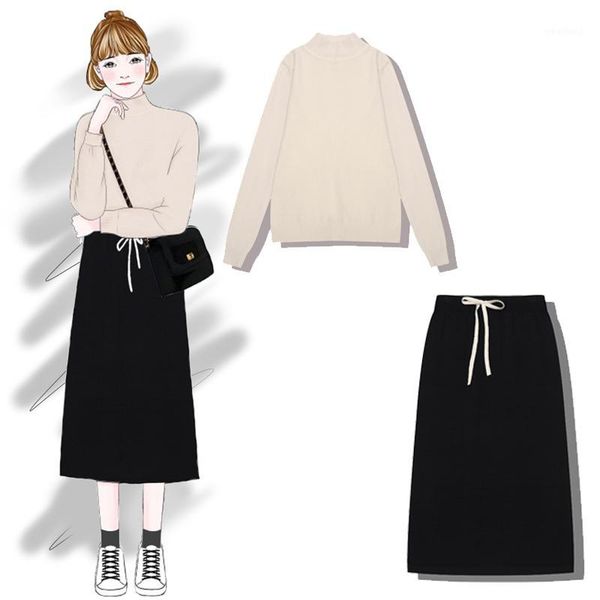 women's two piece pants autumn and winter knit sweater + high waist skirt two-piece suit 2021 fashion women's clothing1, White
women's two piece pants autumn and winter knit sweater + high waist skirt two-piece suit 2021 fashion women's clothing1, White