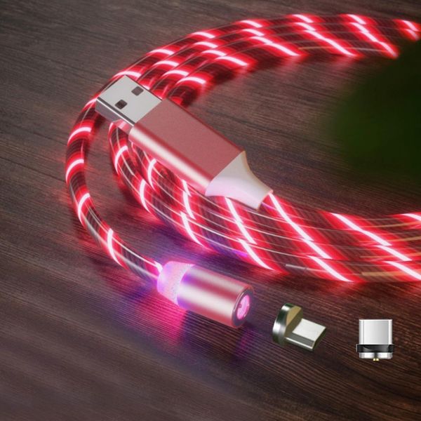 2 in 1 usb to type-c usb-c micro usb magnetic absorption colorful streamer charging cable length 2m
2 in 1 usb to type-c usb-c micro usb magnetic absorption colorful streamer charging cable length 2m
