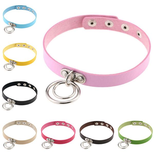nightclub hip-hop double ring leather collar female neckband clavicle necklace bracelet dmfn216 (with chain) mix order 20 pieces a lot, Golden;silver
nightclub hip-hop double ring leather collar female neckband clavicle necklace bracelet dmfn216 (with chain) mix order 20 pieces a lot, Golden;silver