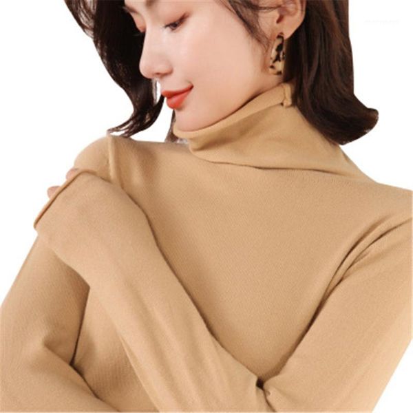 women's sweaters 2021 autumn and winter cashmere turtleneck sweater women high collar pullover knitted wool pz30881, White;black
women's sweaters 2021 autumn and winter cashmere turtleneck sweater women high collar pullover knitted wool pz30881, White;black