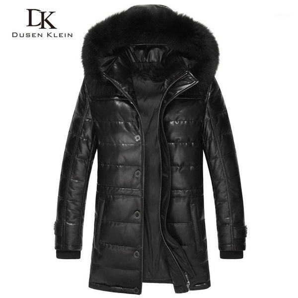 dusen brand long down coats men real sheepskin 90% duck down slim style collar winter leather jacket 61l15681, Black
dusen brand long down coats men real sheepskin 90% duck down slim style collar winter leather jacket 61l15681, Black