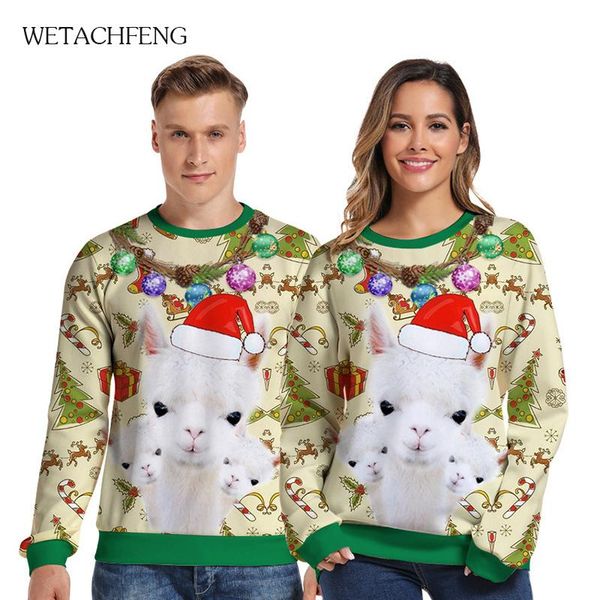 3d printed alpaca christmas mens sweaters funny cartoon animal jumpers long sleeve autumn winter new year sweatshirts coat, White;black
3d printed alpaca christmas mens sweaters funny cartoon animal jumpers long sleeve autumn winter new year sweatshirts coat, White;black