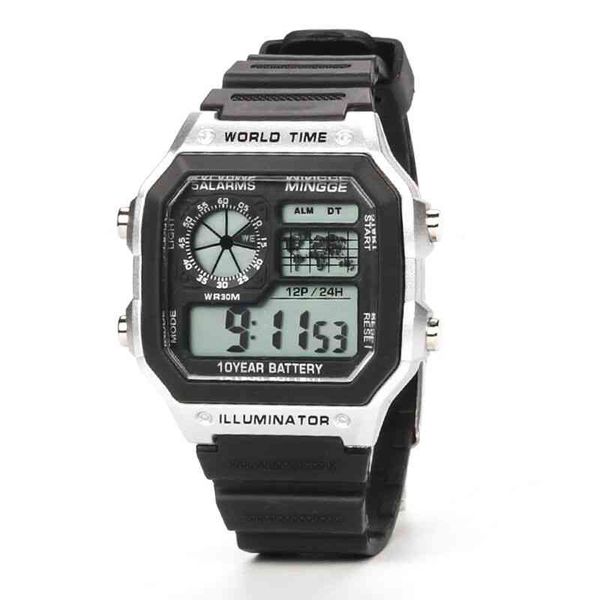 2021 new military digital watches men sports luminous chronograph waterproof male electronic wrist relogio masculino, Slivery;brown
2021 new military digital watches men sports luminous chronograph waterproof male electronic wrist relogio masculino, Slivery;brown