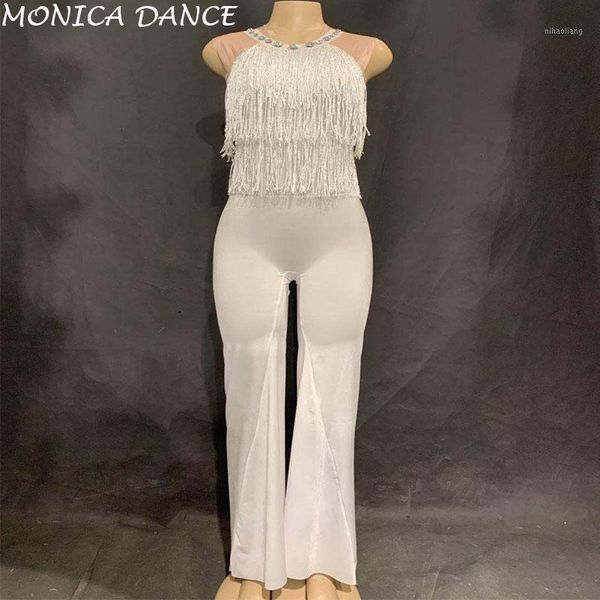 women's jumpsuits & rompers women stage white fringes tassel dance costume performance bodysuit nightclub jumpsuit1, Black;white
women's jumpsuits & rompers women stage white fringes tassel dance costume performance bodysuit nightclub jumpsuit1, Black;white