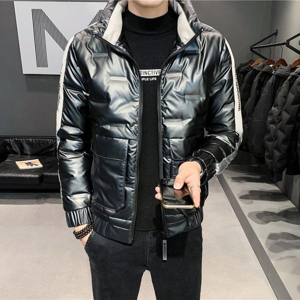 winter bright lightweight down jacket male korean style fashion brand handsome stand-up collar short winter clothing youth cool, Black
winter bright lightweight down jacket male korean style fashion brand handsome stand-up collar short winter clothing youth cool, Black