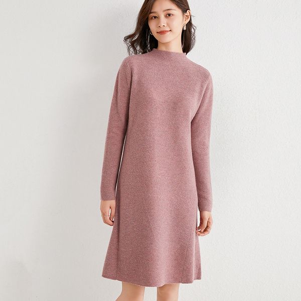 women's dresses 100% cashmere and knitted jumpers long oneck winter/female autumn dressed in knit wool clothes, Black;gray
women's dresses 100% cashmere and knitted jumpers long oneck winter/female autumn dressed in knit wool clothes, Black;gray