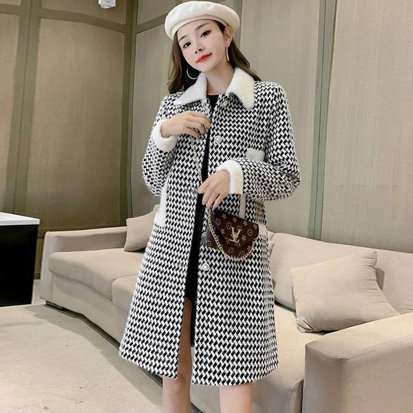 autumn winter woolen coat female jacket warm thicken overcoat casual cardigan women's woolen coat, Black
autumn winter woolen coat female jacket warm thicken overcoat casual cardigan women's woolen coat, Black
