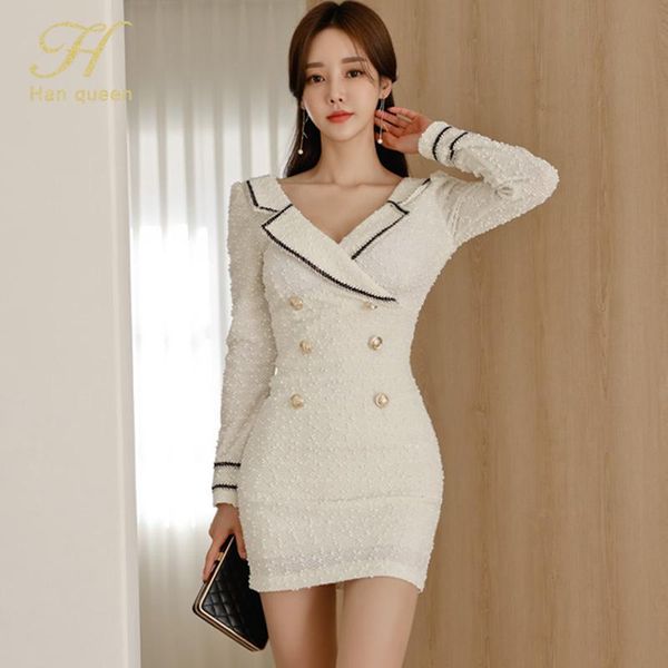 h han queen spring suit collar long sleeve white mini pencil sheath bodycon dress lady office vestidos elegant simple dresses, Black;gray
h han queen spring suit collar long sleeve white mini pencil sheath bodycon dress lady office vestidos elegant simple dresses, Black;gray