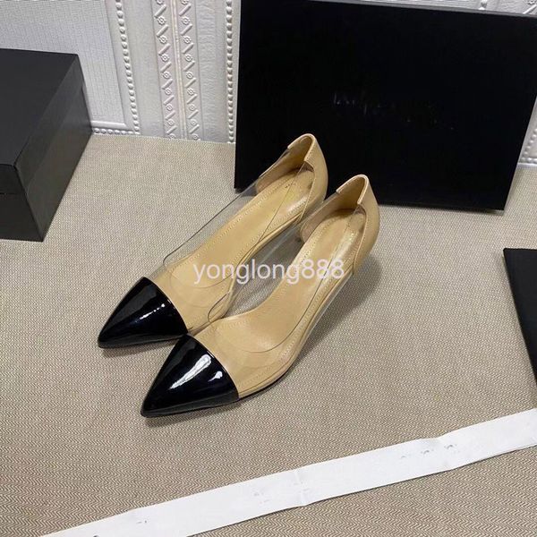 dress shoes spring pearl heel transparent shallow mouth pointed high s thin women's shoes net red patent leather single, Black
dress shoes spring pearl heel transparent shallow mouth pointed high s thin women's shoes net red patent leather single, Black