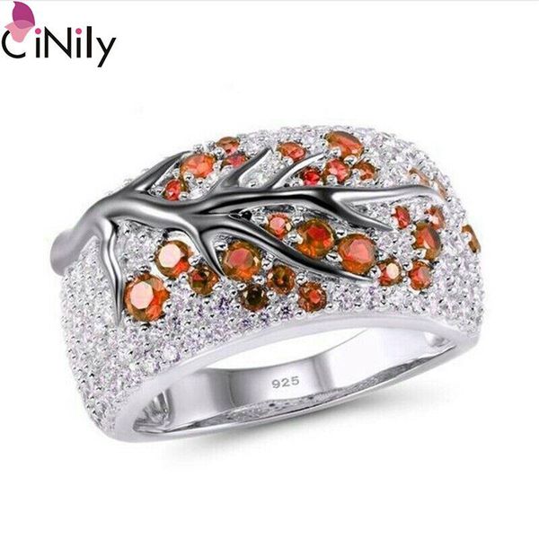 cinily plum blossom orange & green garnet silver classic for women wedding party ring jewelry size 5-11 nj435, Golden;silver
cinily plum blossom orange & green garnet silver classic for women wedding party ring jewelry size 5-11 nj435, Golden;silver