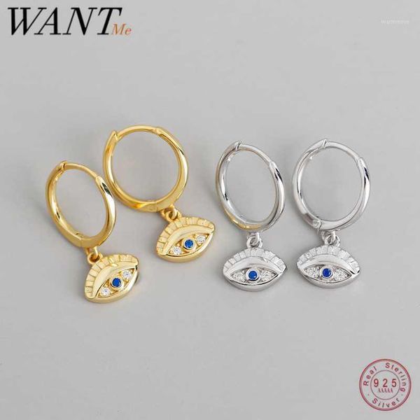 wantme new real 925 sterling silver blue zircon demon evil eye ear hoop stud earrings for women party fine jewelry birthday gift1, Golden;silver
wantme new real 925 sterling silver blue zircon demon evil eye ear hoop stud earrings for women party fine jewelry birthday gift1, Golden;silver